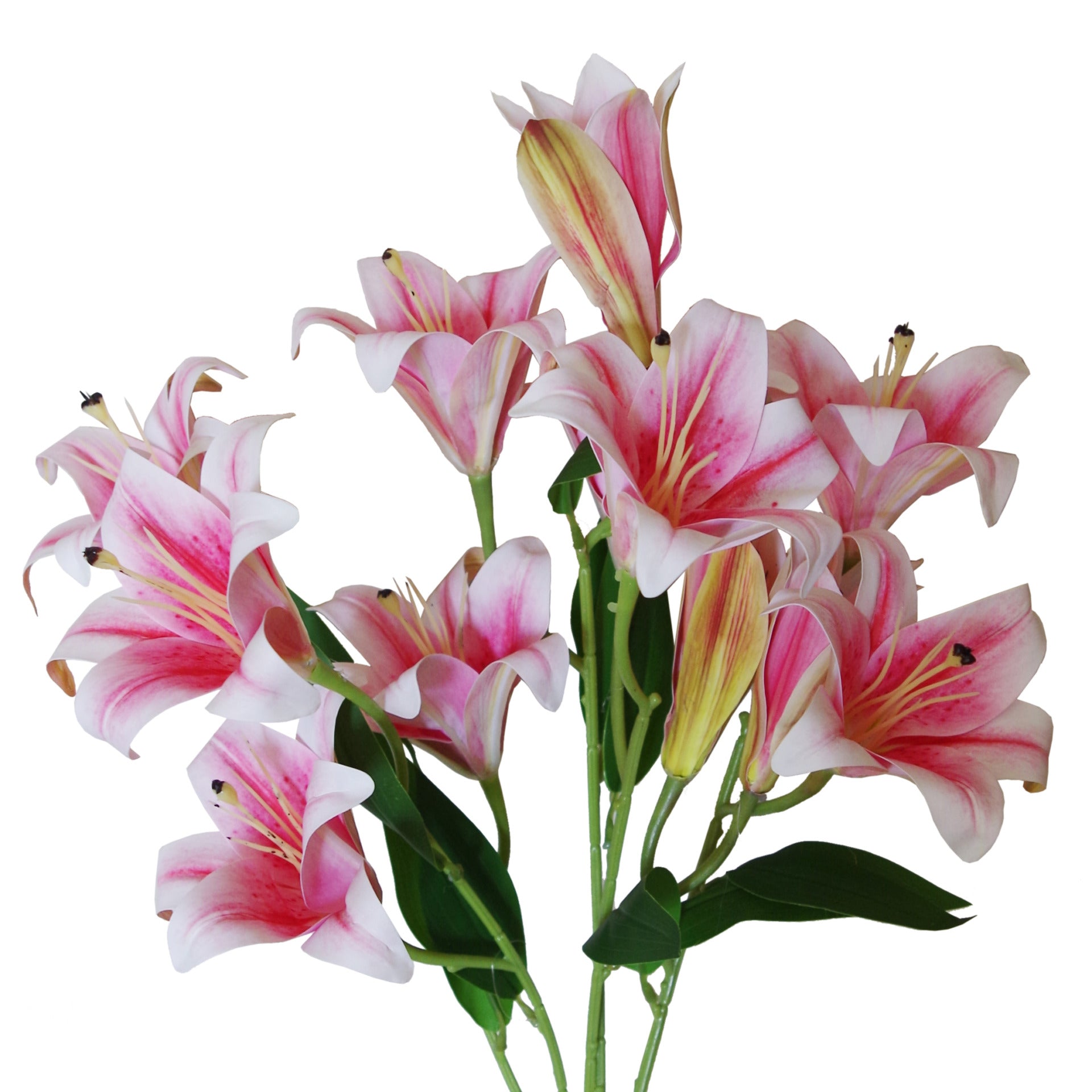 60cm Artificial Lily Stem Pink