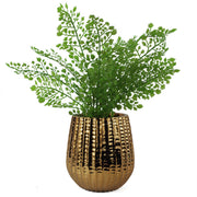 16cm Gold Ceramic Planter