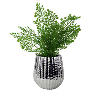 16cm Silver Ceramic Planter