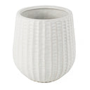 16cm White Ceramic Planter