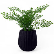 16cm Black Ceramic Planter