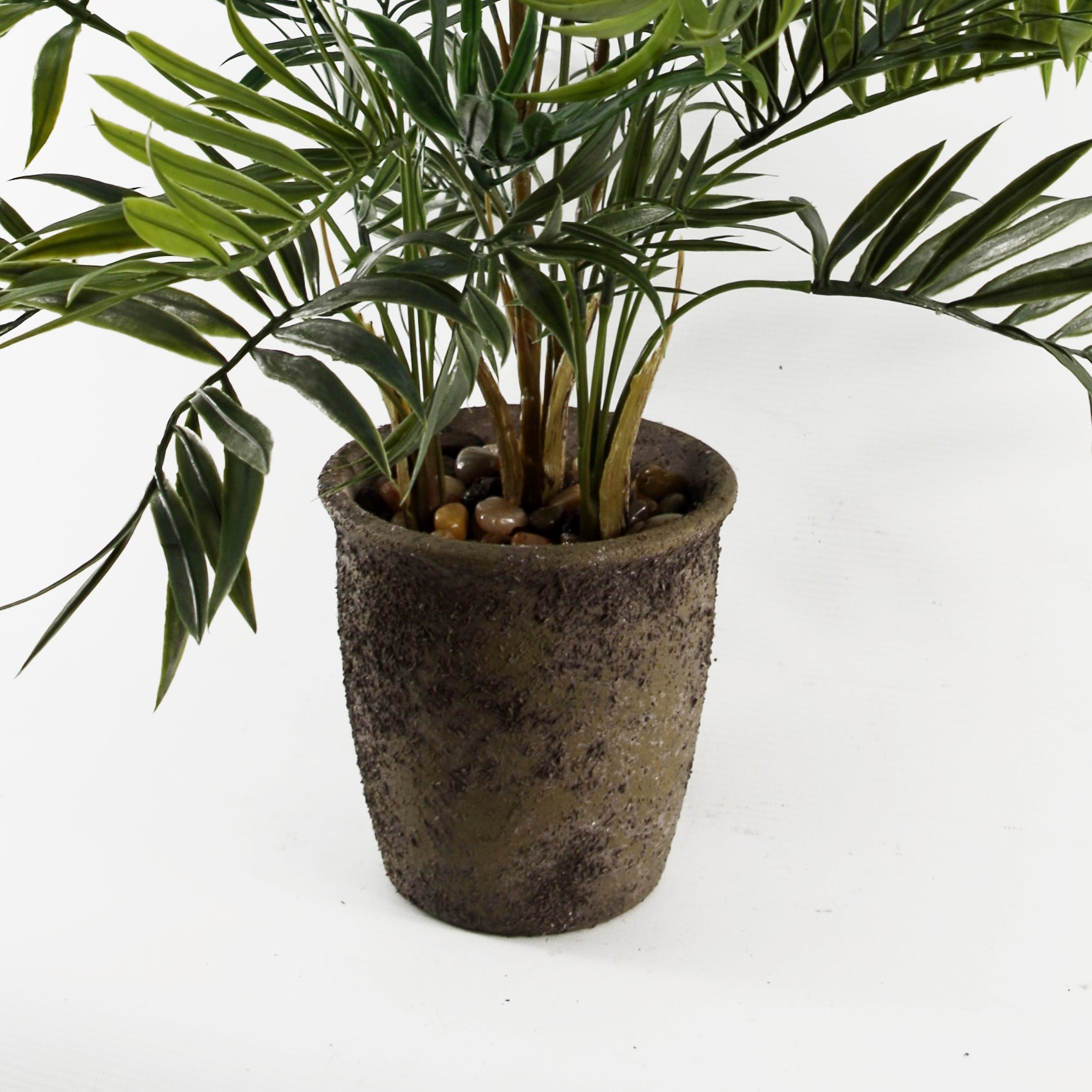 60cm Artificial Mini Palm in Decorative Planter