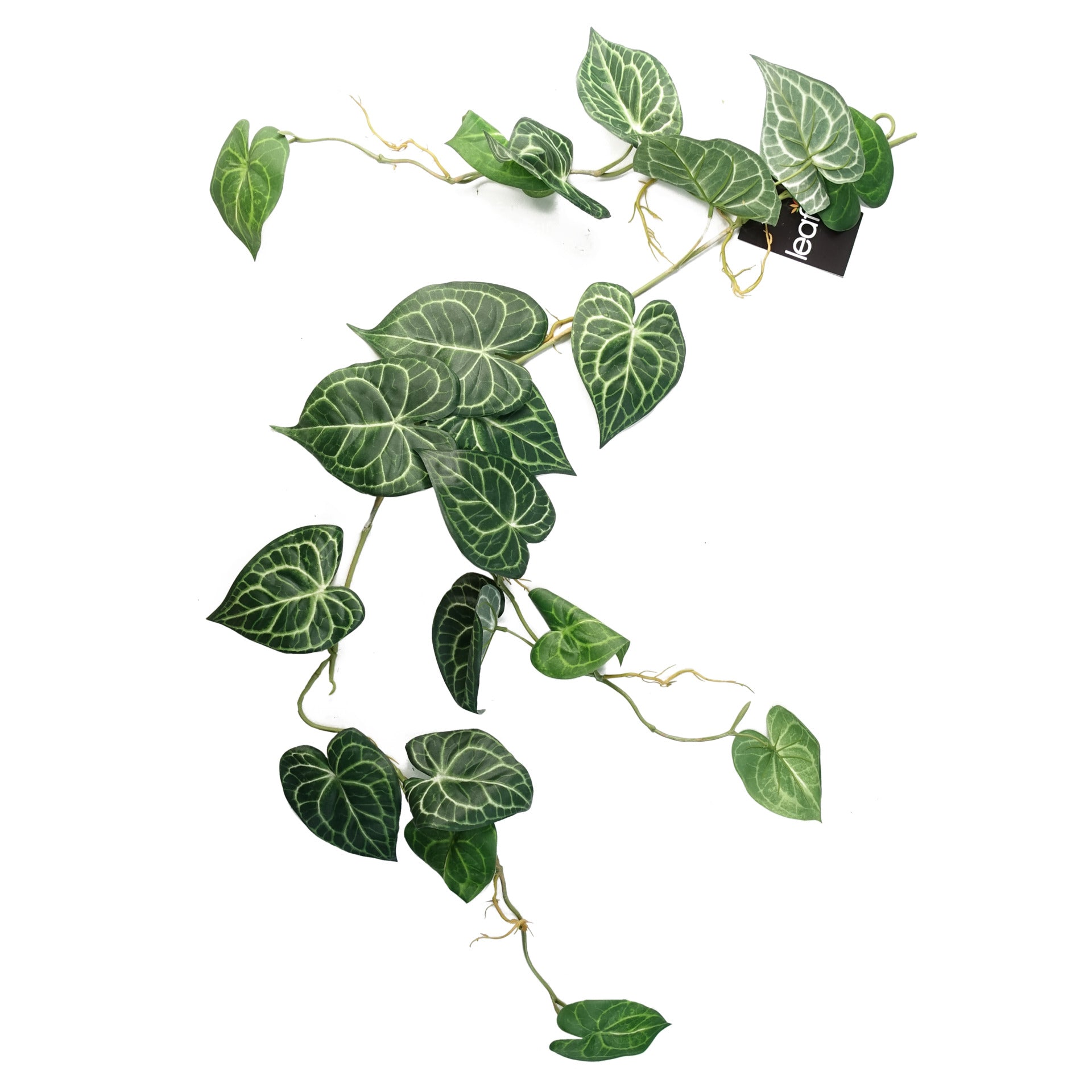 6 x 100cm Artificial Hanging Trailing Rounded Ivy Plant