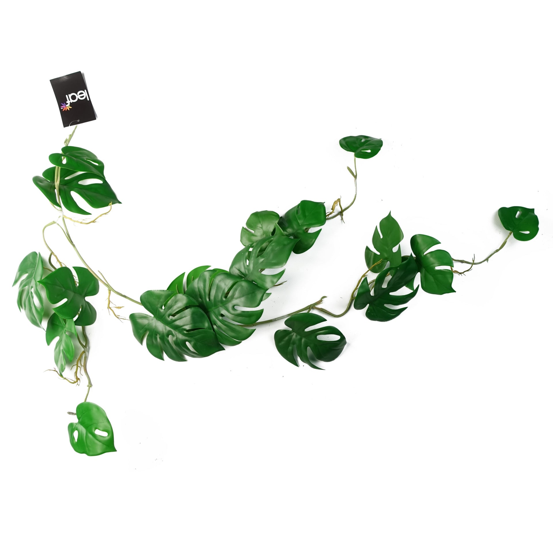 6 x 100cm Artificial Hanging Trailing Monstera Plant