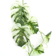 6 x 180cm Artificial Hanging Trailing Variegated Monstera Plant