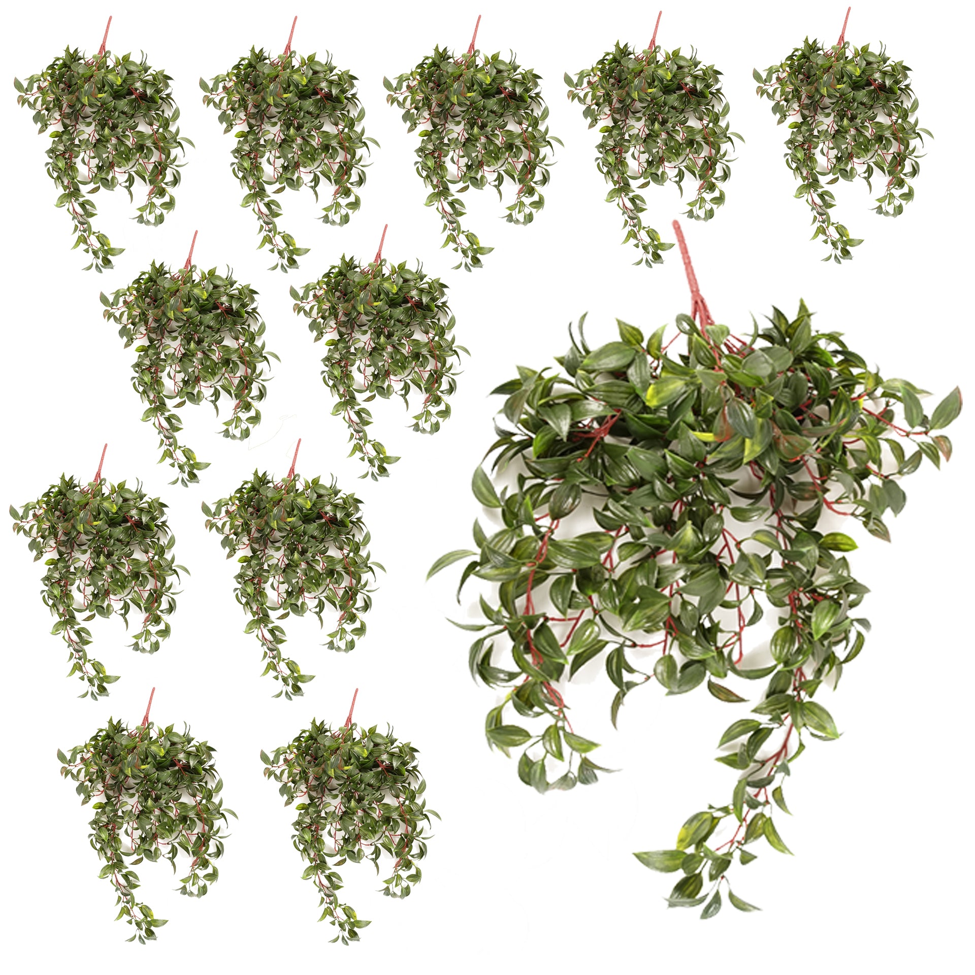 Pack of 12 x 70cm UV Resistant Artificial Mini Foliage Spray