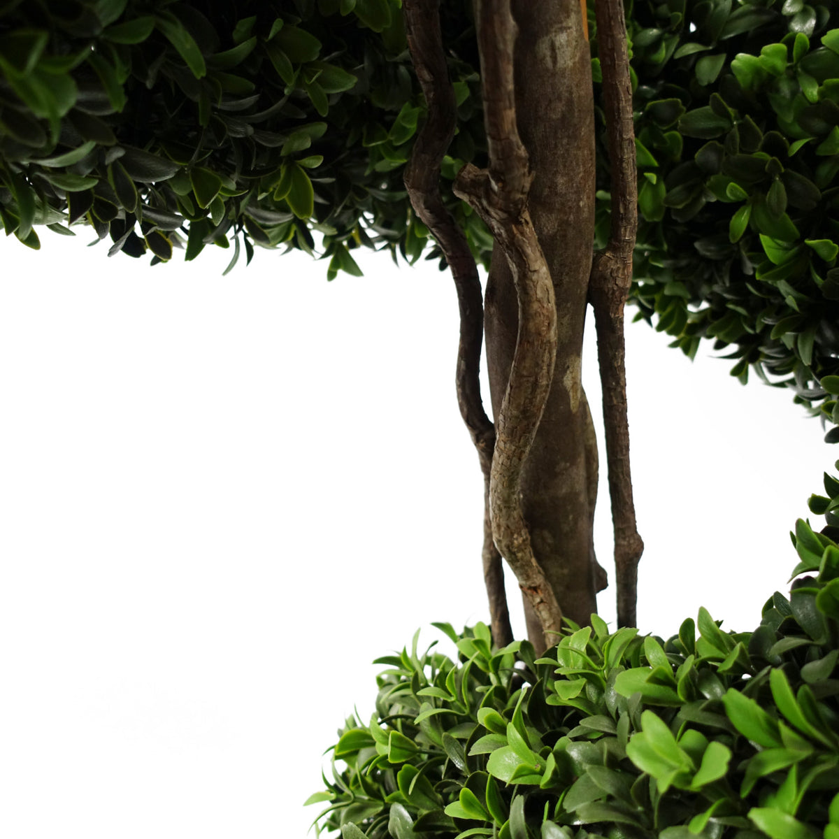 150cm Sprial Buxus Artificial Tree UV Resistant Outdoor – Woven Wood