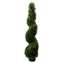 120cm Sprial Buxus Artificial Tree UV Resistant Outdoor