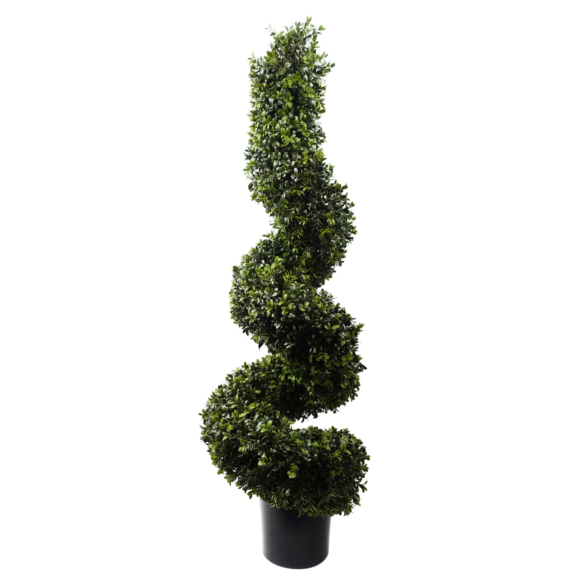 120cm Sprial Boxwood Artificial Tree UV Resistant Outdoor