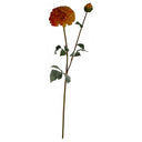75cm Dhalia PomPom Artificial Flowers Orange
