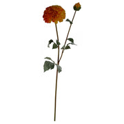 75cm Dhalia PomPom Artificial Flowers Orange