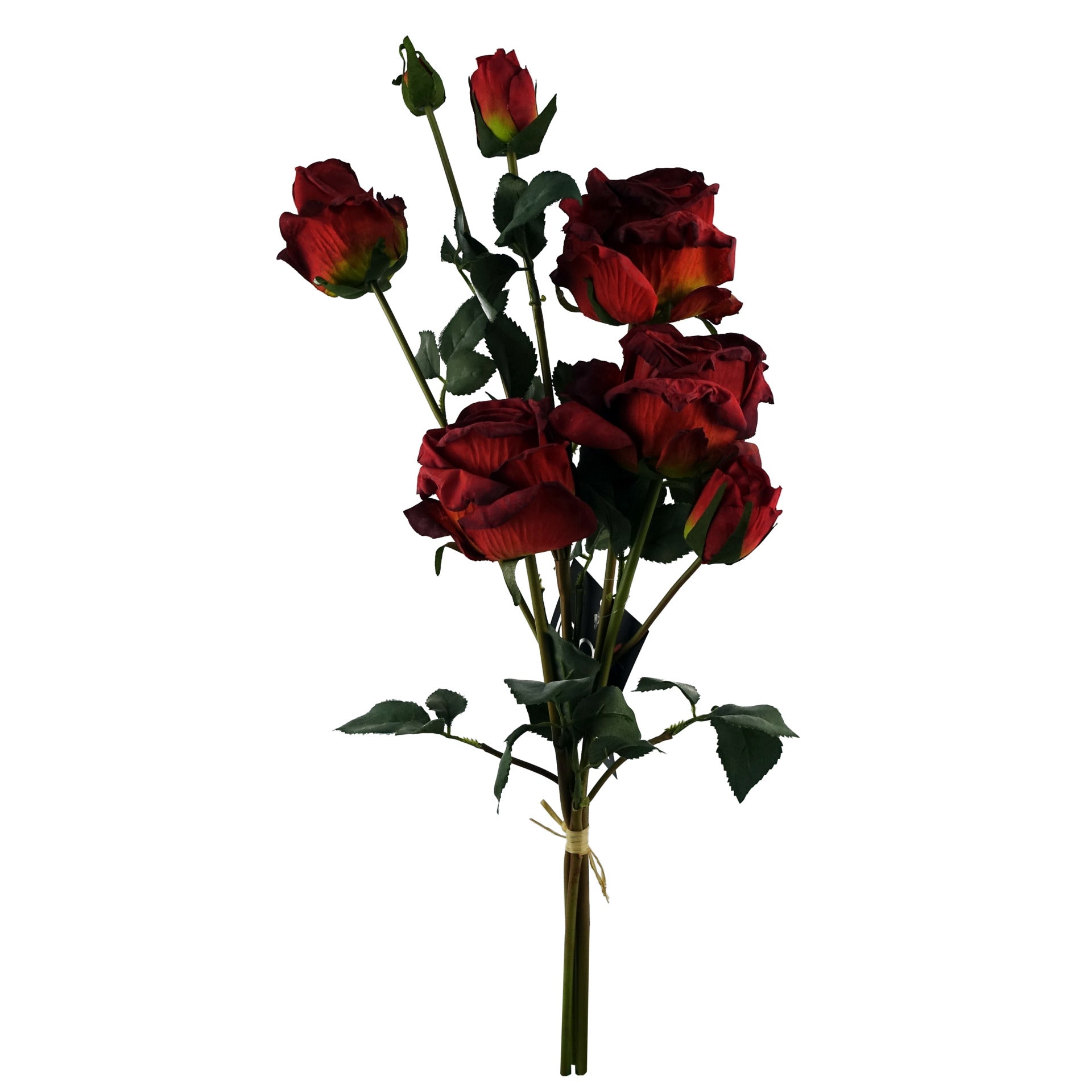 60cm Red Rose Artificial Flowers Spray