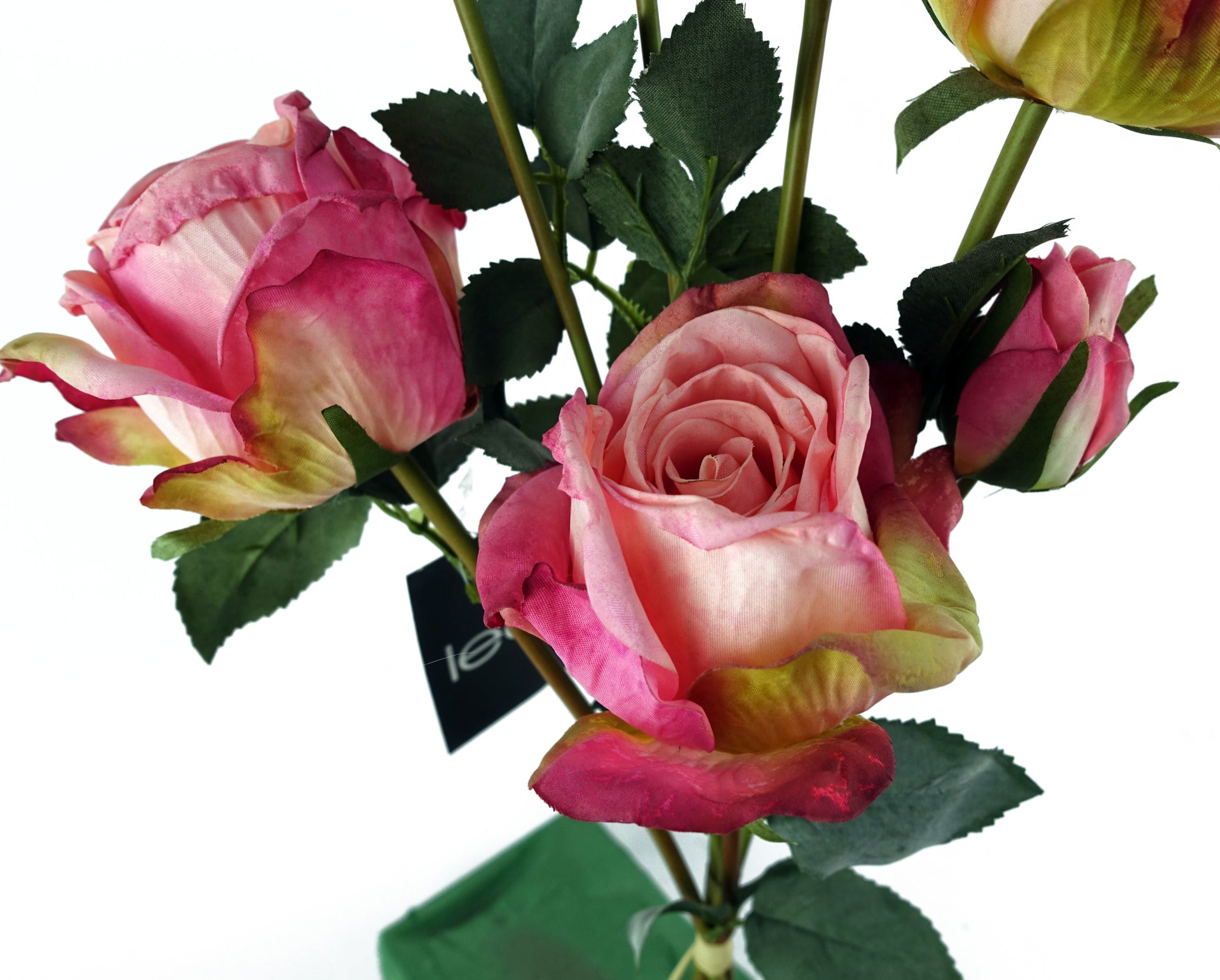 60cm Pink Rose Artificial Flowers Spray