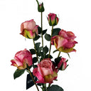 60cm Pink Rose Artificial Flowers Spray