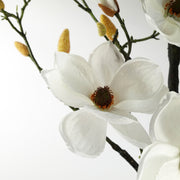 80cm Magnolia Artificial Tree White Potted