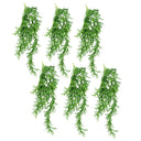 Pack of 6 x 80cm Hanging Artificial Staghorn Fern