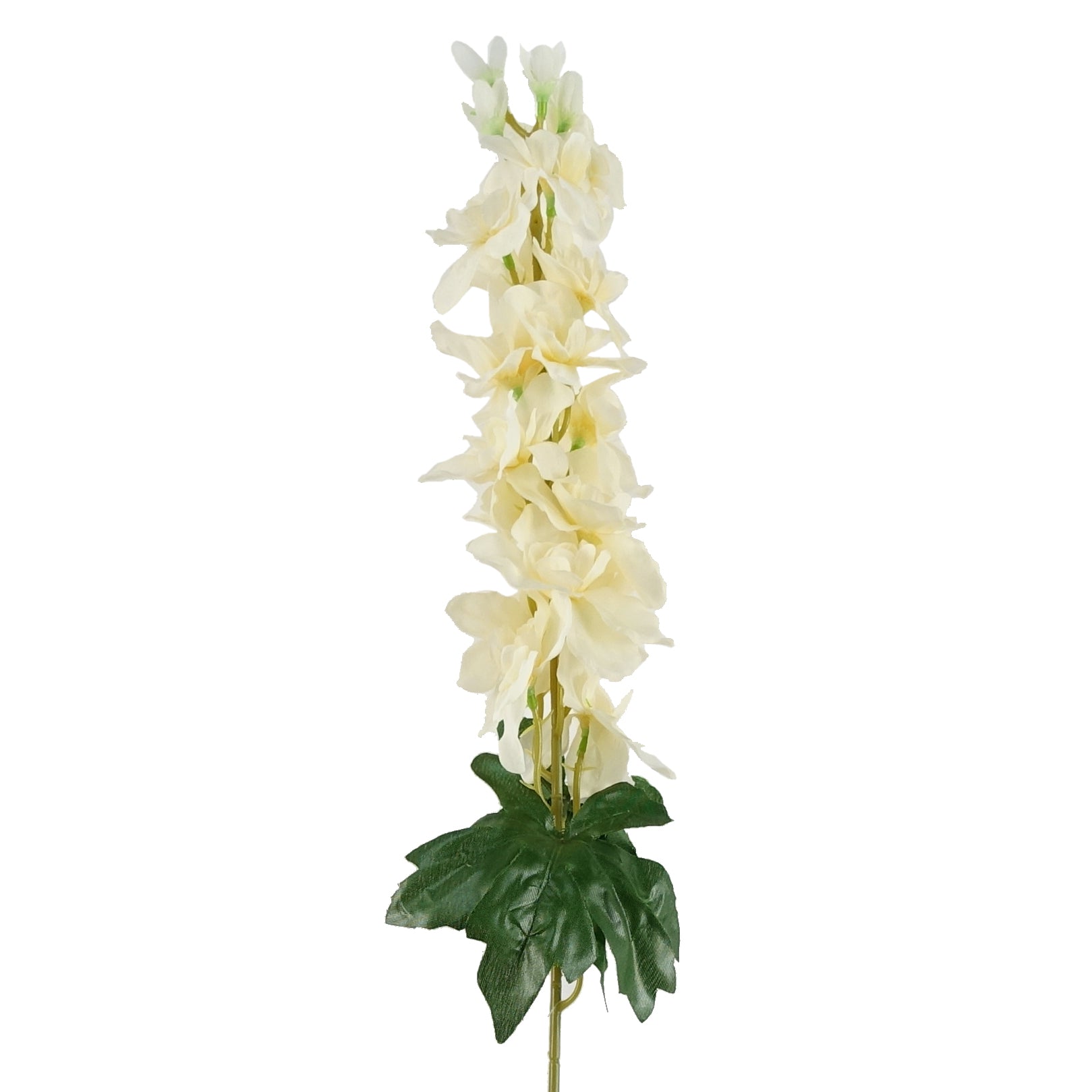 75cm Delphinium Cream Artificial Stem