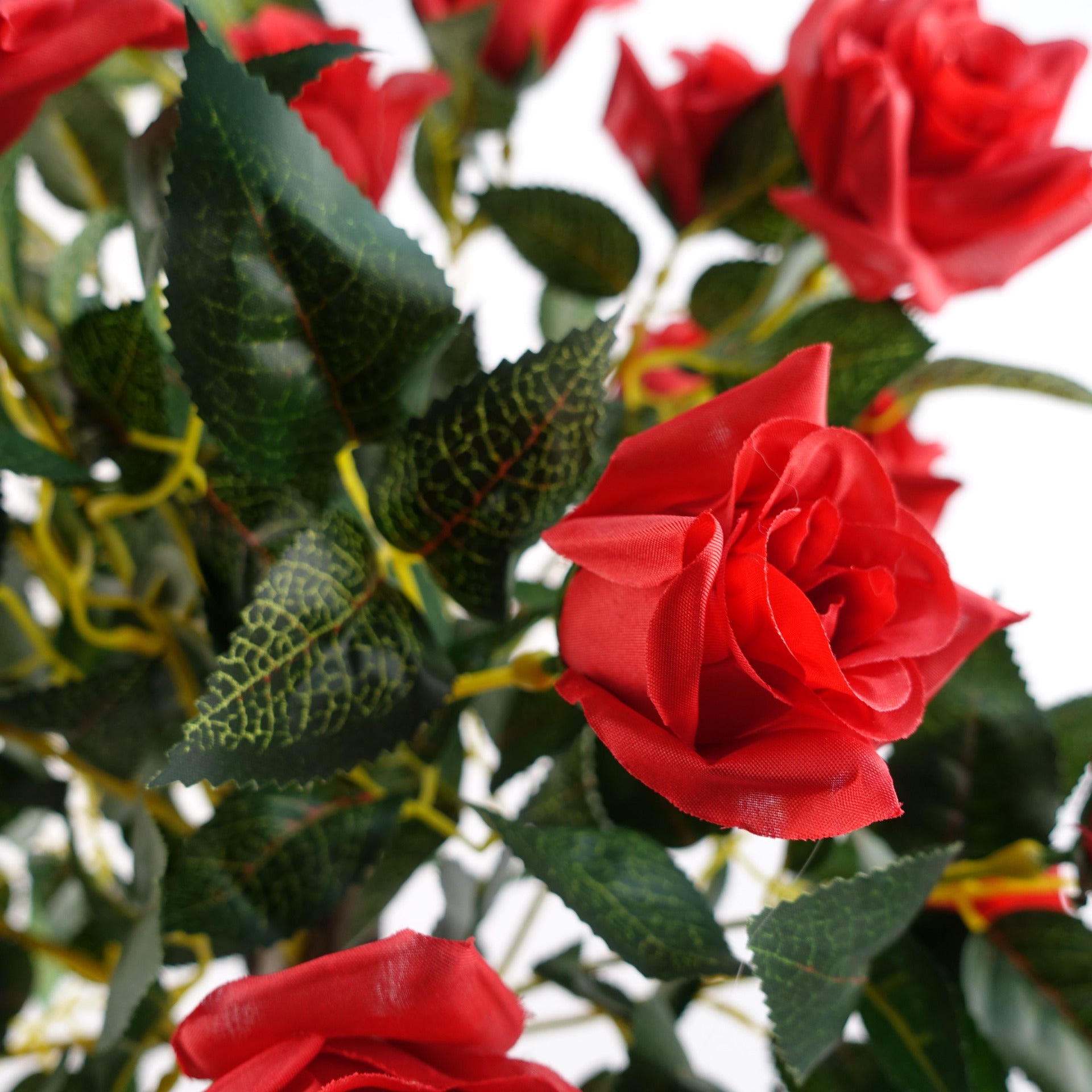Artificial Red Rose Tree Wedding Twisted Vine Detail 90cm (3ft)