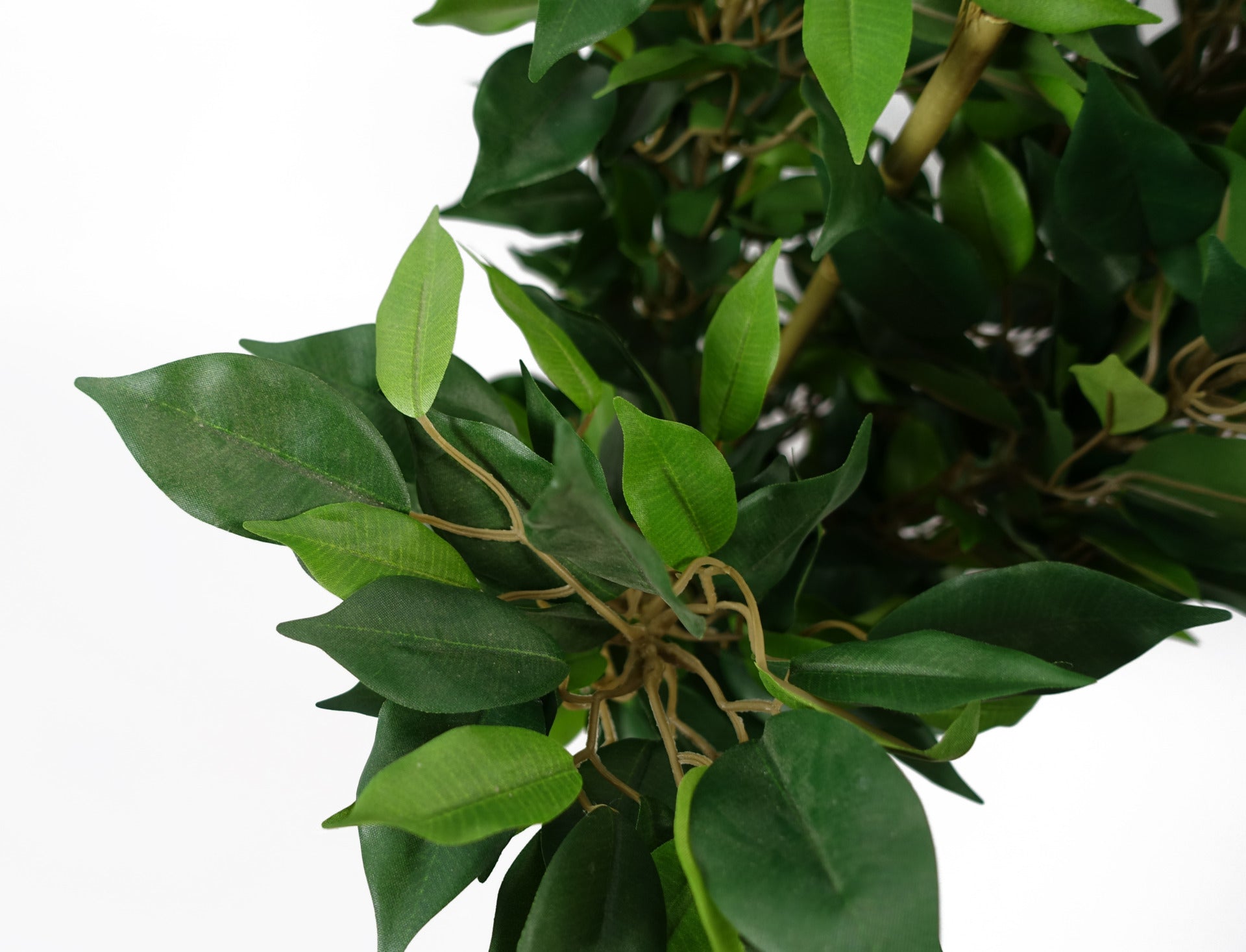 60cm Artificial Mini Ficus Bush Plant in Decorative Planter