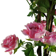 150cm Artificial Pink Rose Tree
