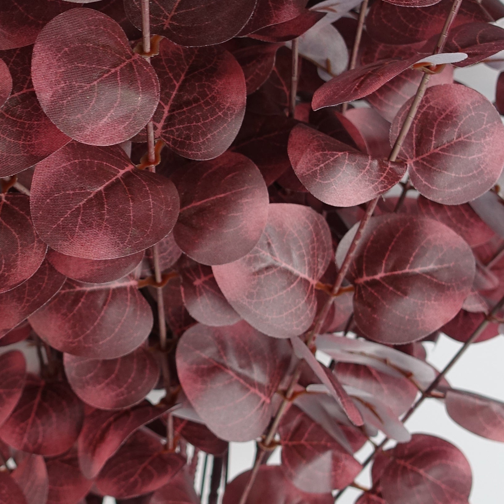 100cm Artificial Eucalyptus Foliage Burgundy