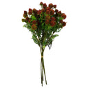 55cm Craspedia Stem Red Artificial