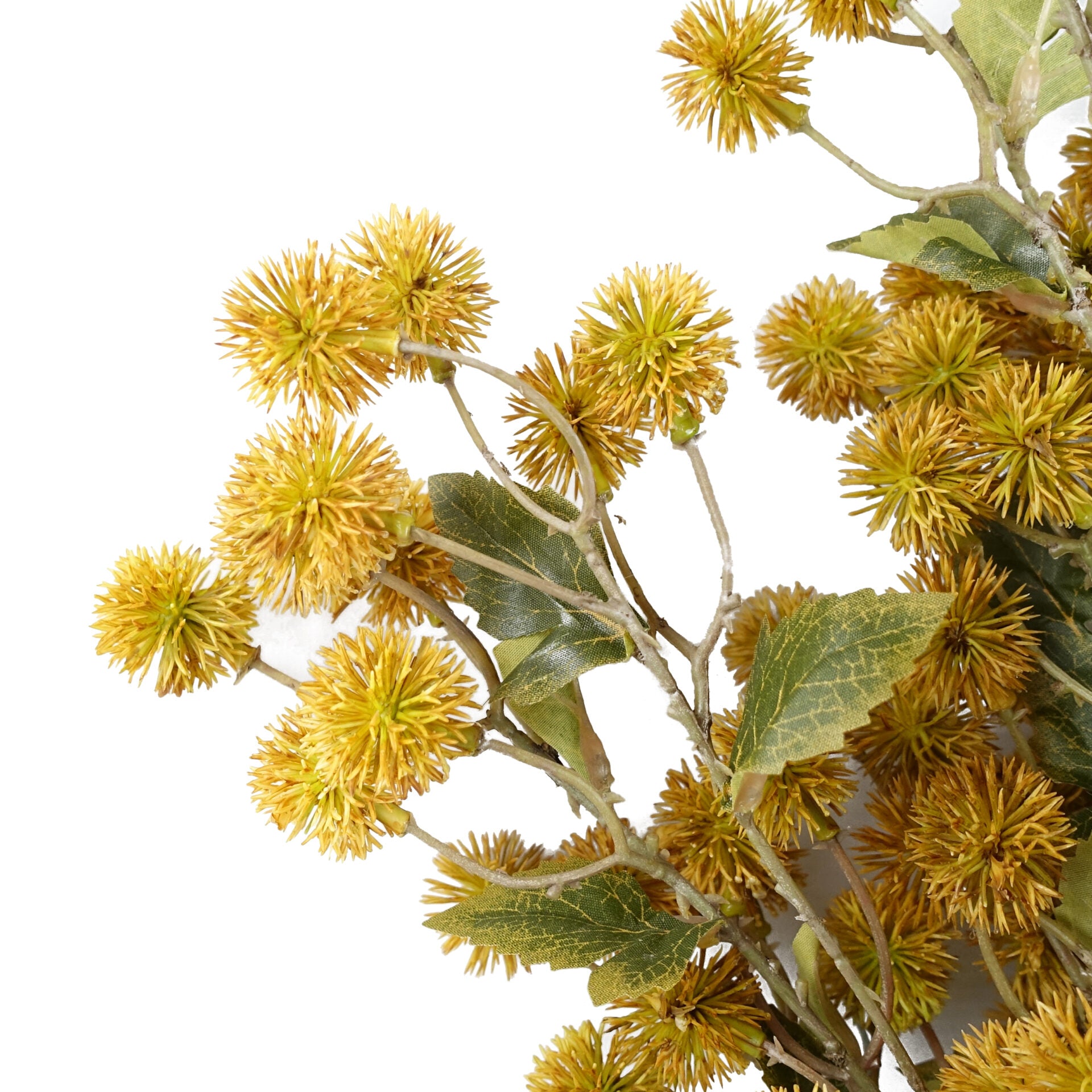 85cm Craspedia Stem Yellow Artificial