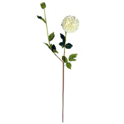 75cm Artificial Dahlia PomPom Flower Stem Cream