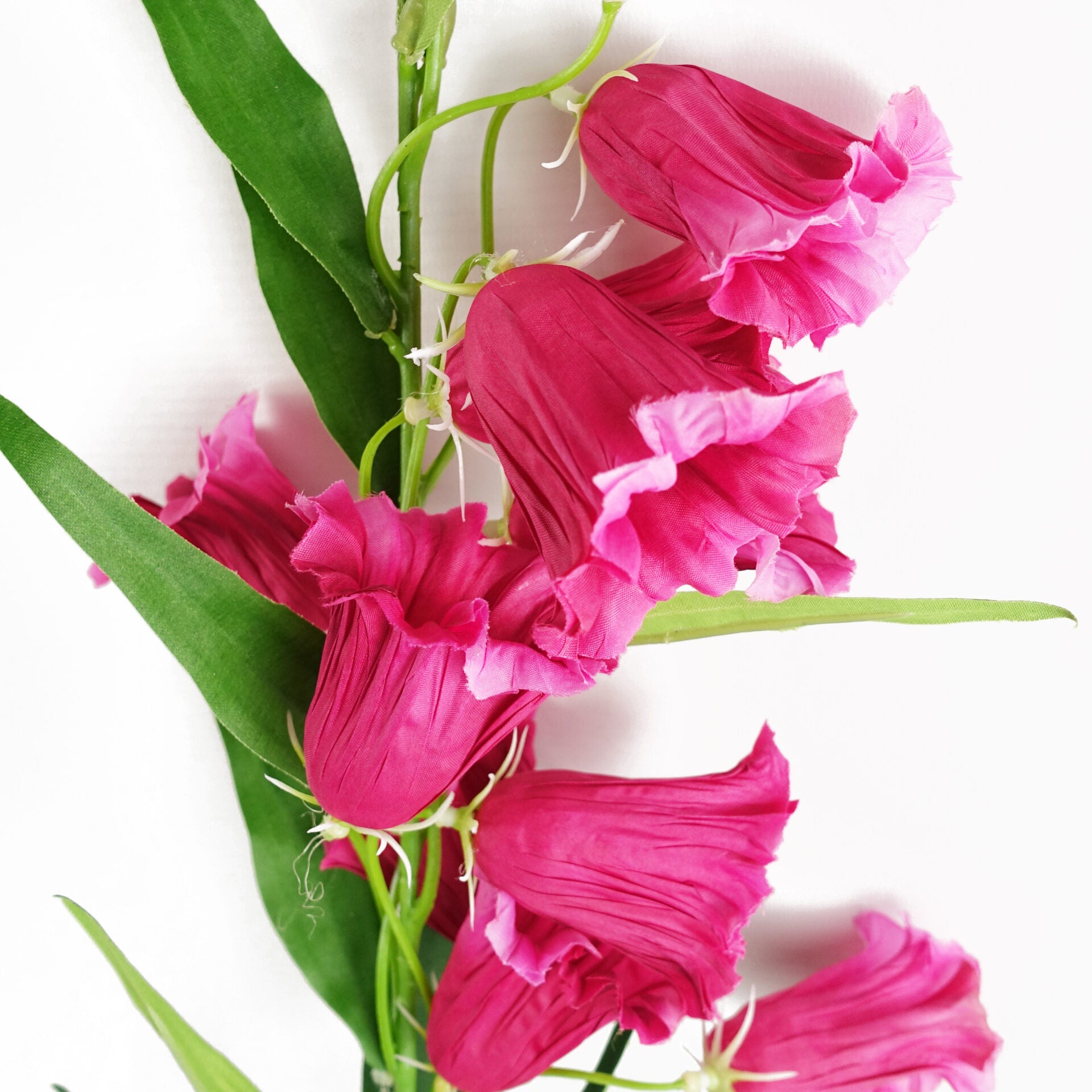100cm Trumpet Artificial Flower Stem Fuchsia Pink
