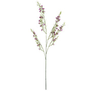 100cm Artificial Foliage Stem with Small Flowers - Purple