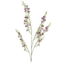 100cm Artificial Foliage Stem with Small Flowers - Purple