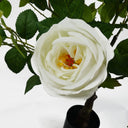 70cm White Camellia Rose Plant Artificial