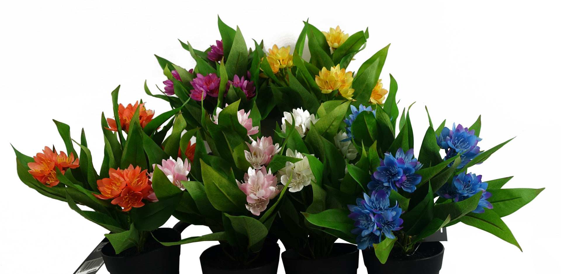 18cm Artificial Freesia Plant Blue Flowering
