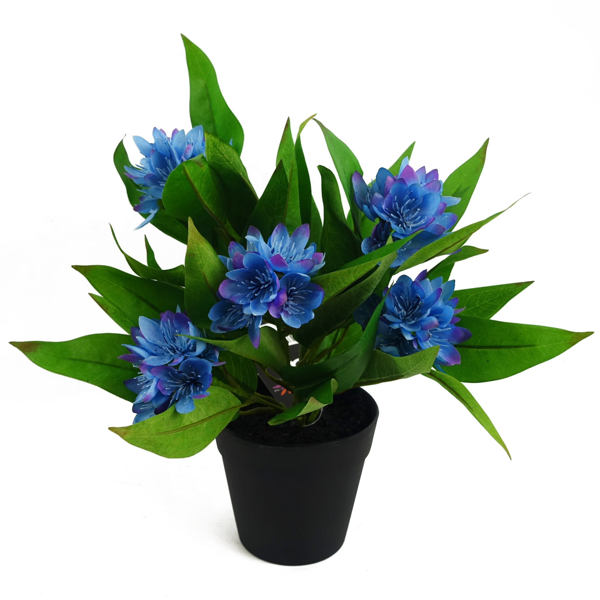 18cm Artificial Freesia Plant Blue Flowering