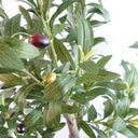 120cm Artificial Natural Look Olive Tree with Wooden Trunk