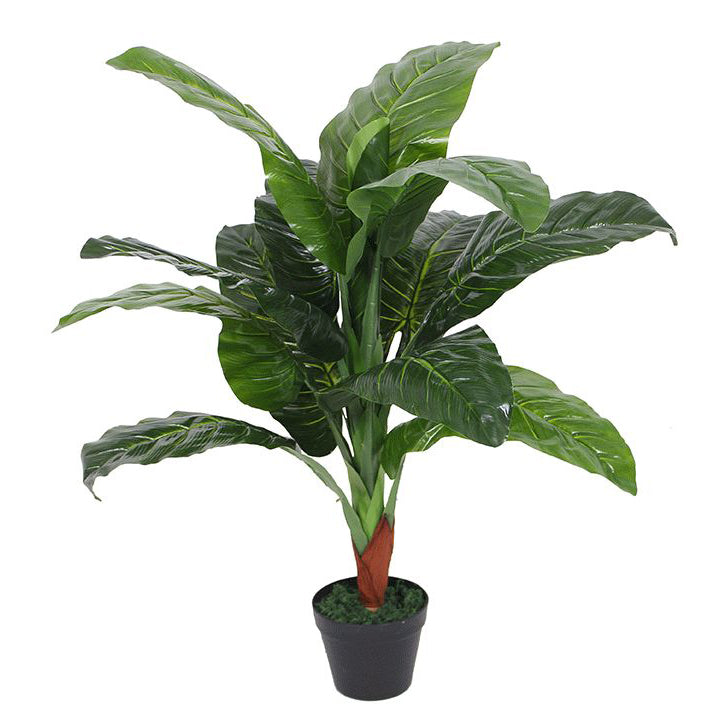 105cm Artificial Elephant Ear Plant (Colocasia) - Extra Large