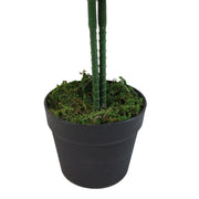 120cm Artificial Large Leaved Evergreen Tall Variegated Plant