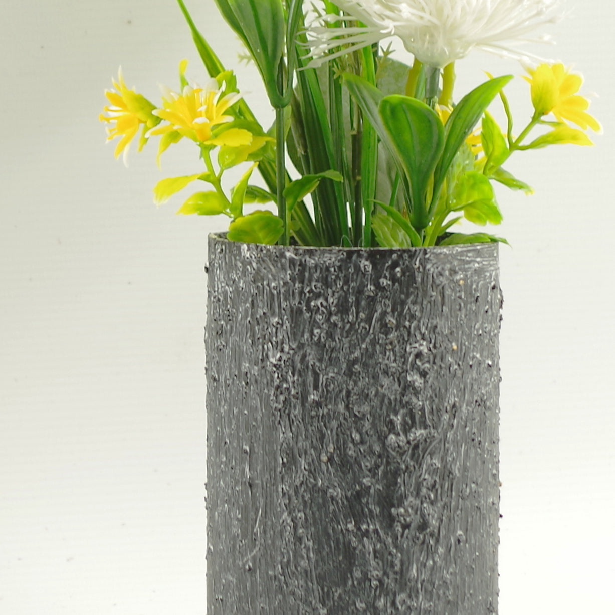 38cm Artificial Grass Allium Arrangement in Vase