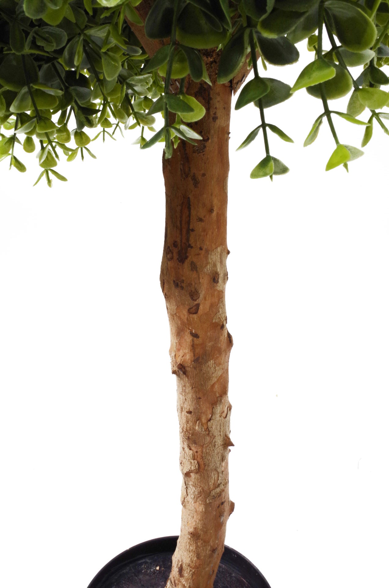 90cm Artificial Natural Look Wide Topiary Ball Tree UV Protected