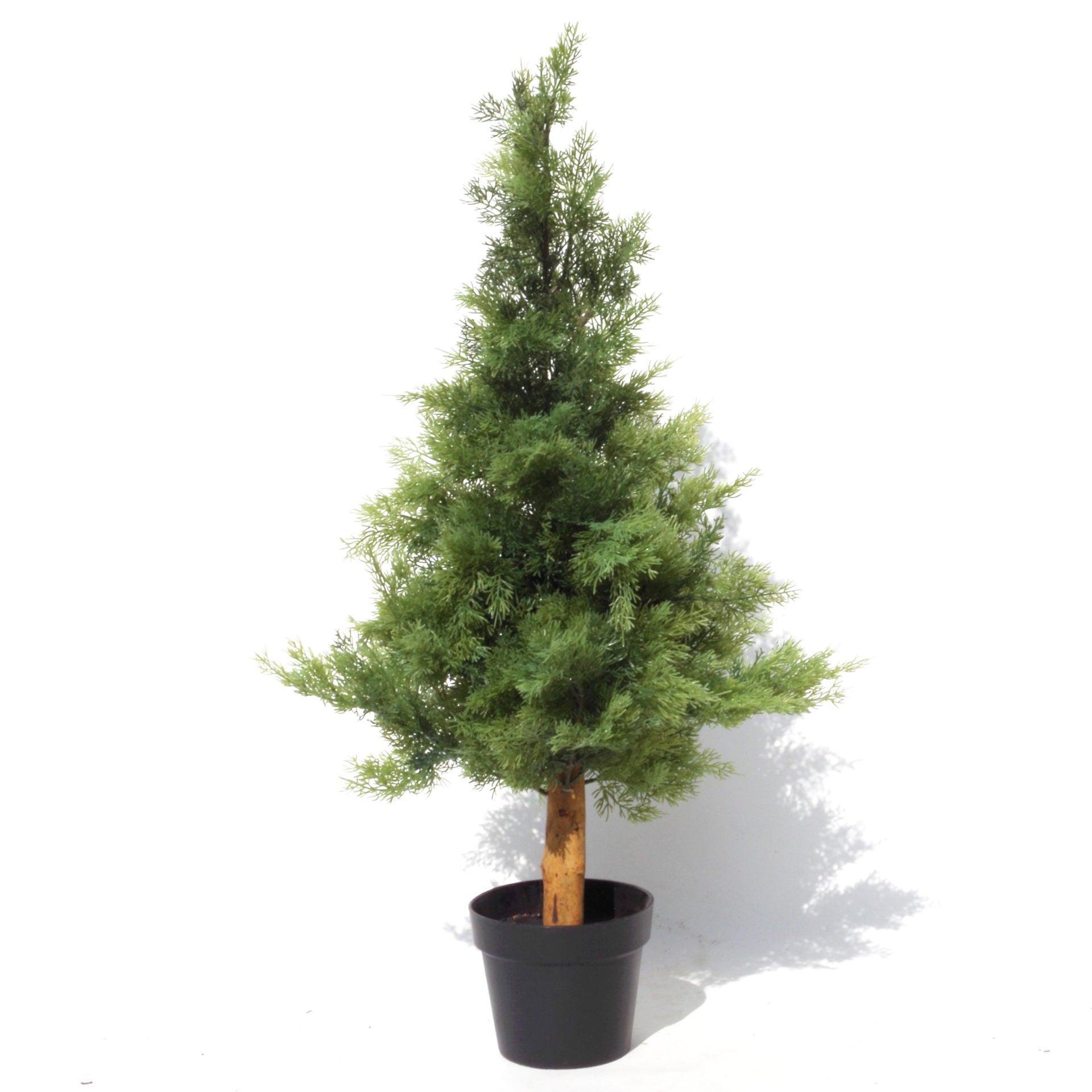 95cm Artificial Cedar Cypress Artificial Topiary Tree UV Protected