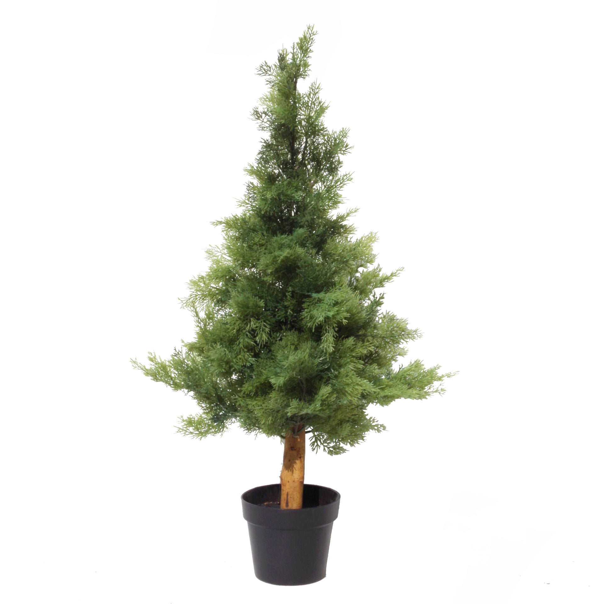 95cm Artificial Cedar Cypress Artificial Topiary Tree UV Protected