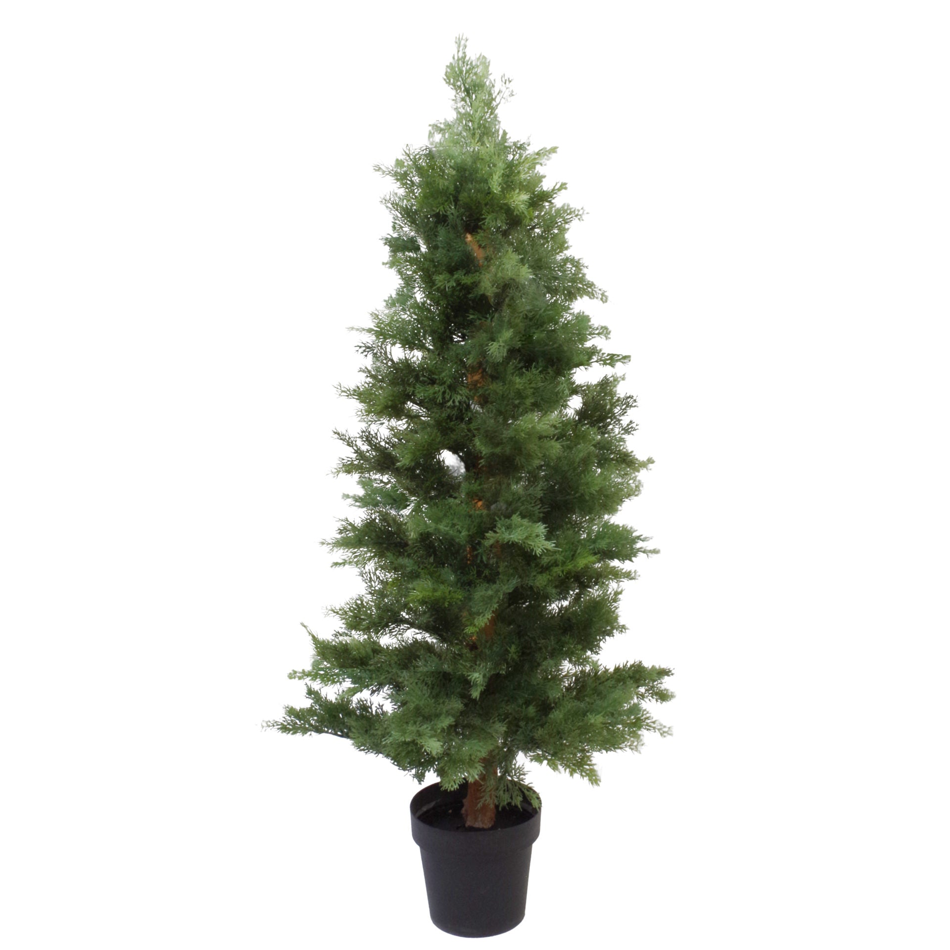 130cm Artificial Cedar Cypress Artificial Bushy Topiary Tree UV Protected