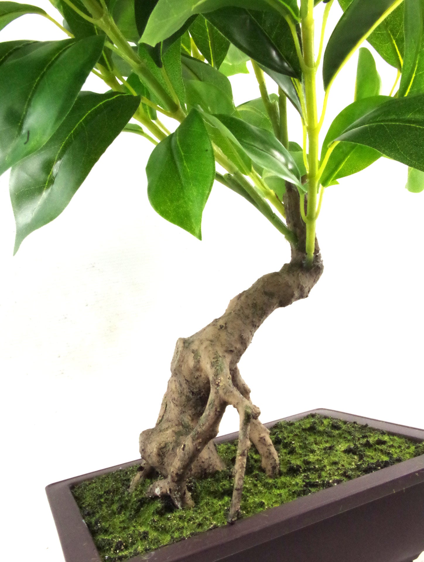 50cm Artificial Ficus Large Leaf Bonsai Tree