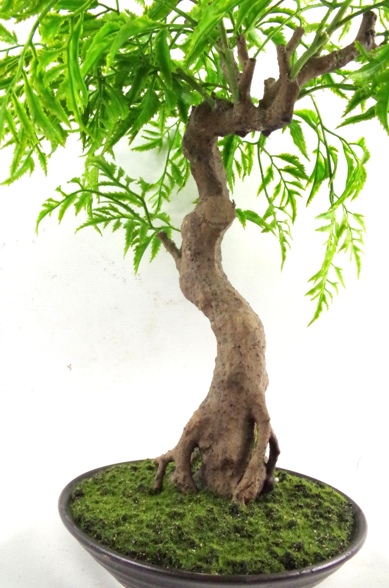 45cm Artificial Twisted Ficus Bonsai Tree