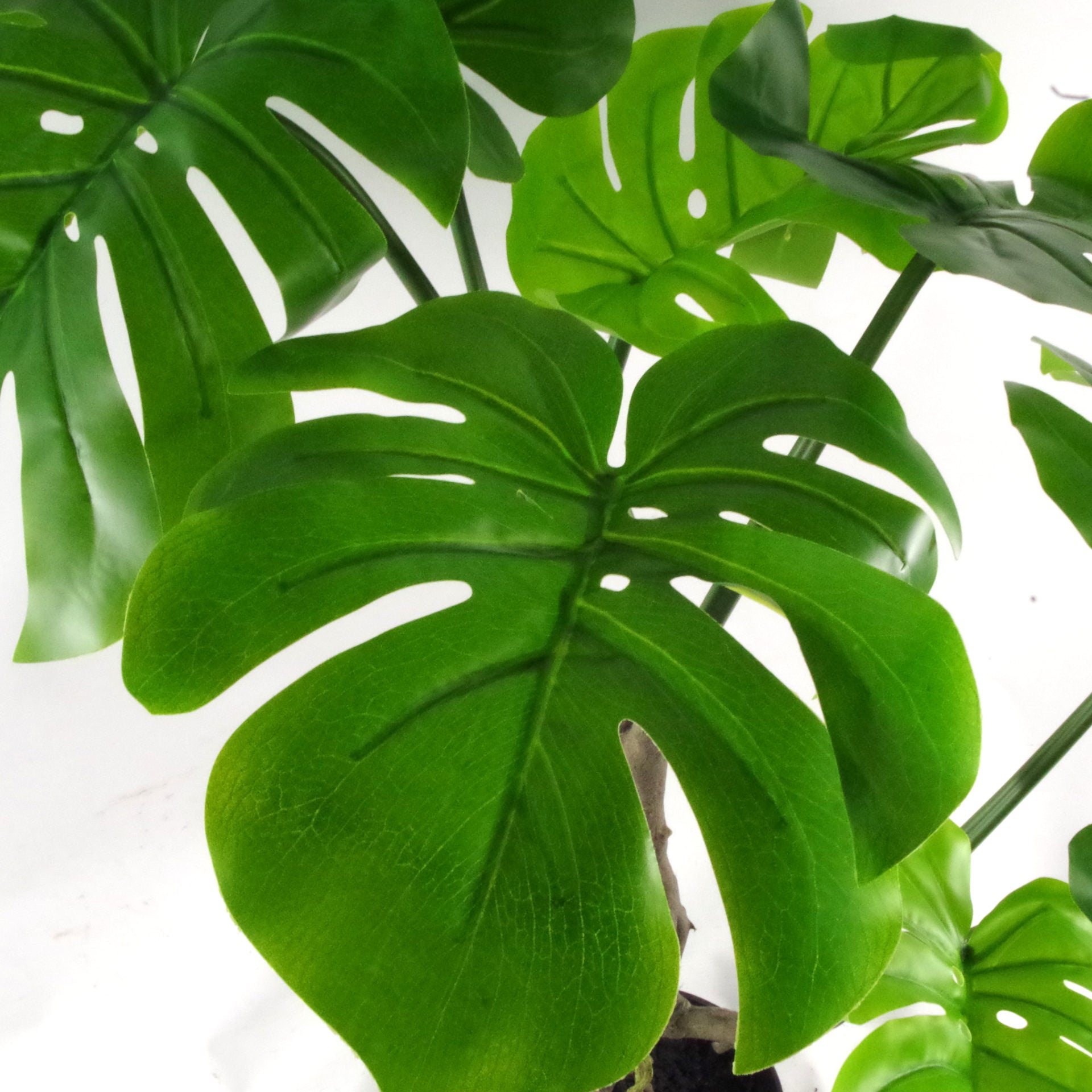 120cm Artificial Twisted Stem Monstera Plant