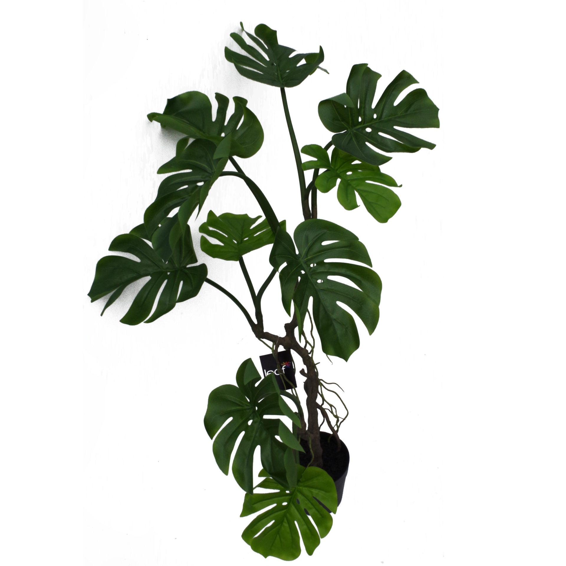 90cm Artificial Twisted Stem Monstera Plant