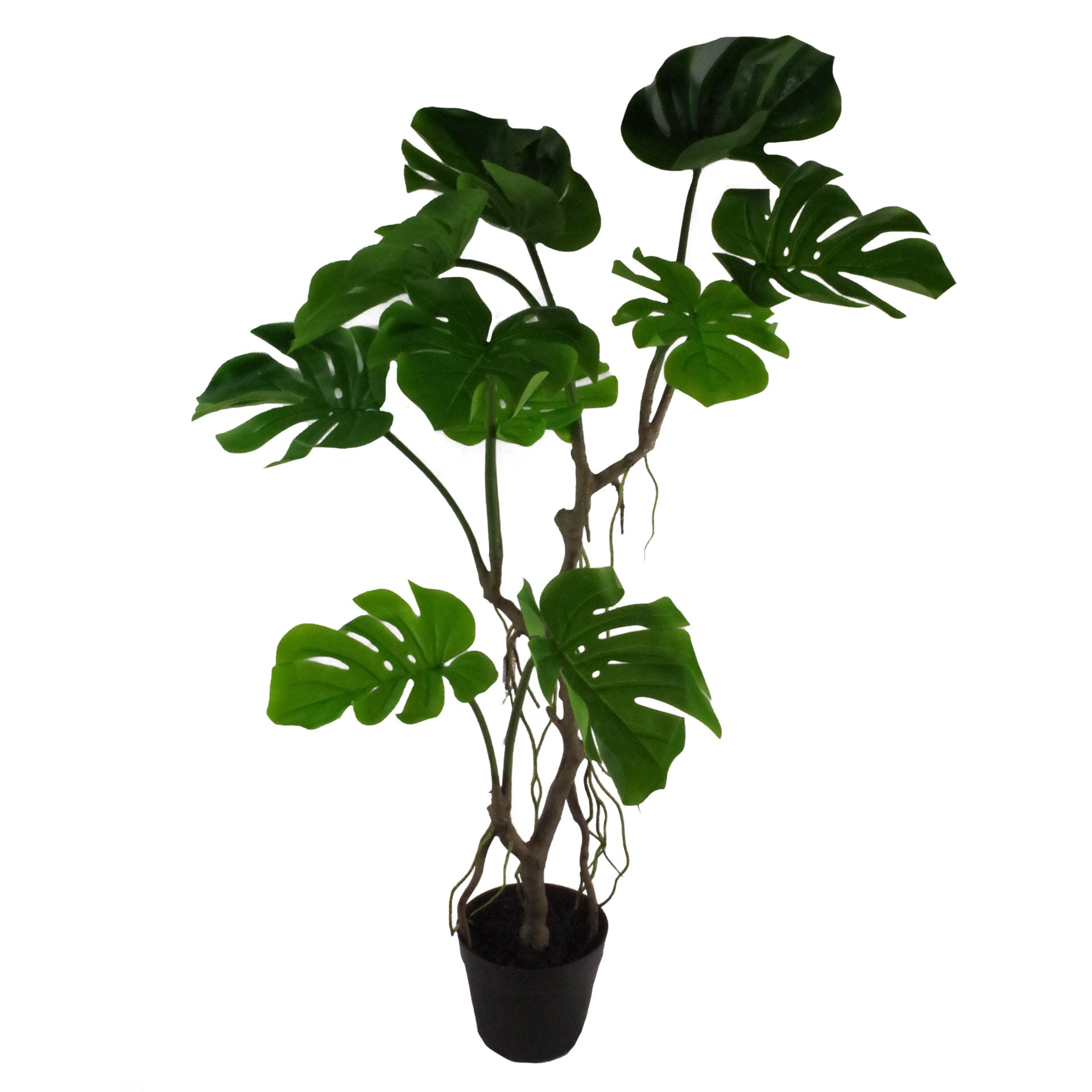 90cm Artificial Twisted Stem Monstera Plant