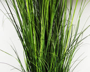130cm Artificial Onion Grass Plant with Silver Metal Plater