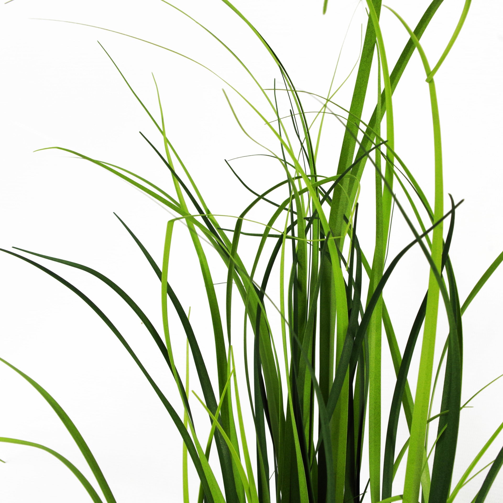 60cm Artificial Grass Plant With Green Ceramic Planter