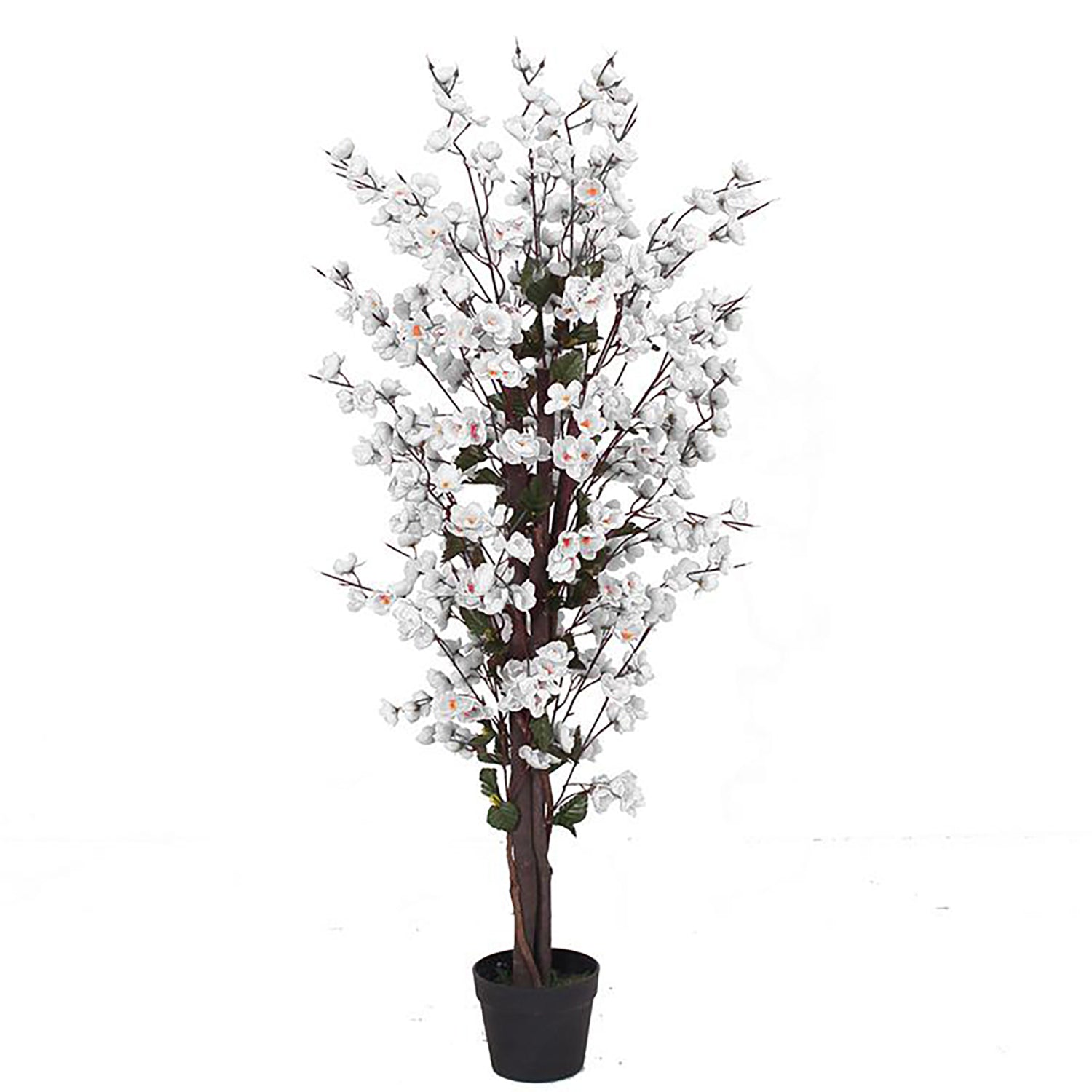 120cm Artificial White Blossom Tree